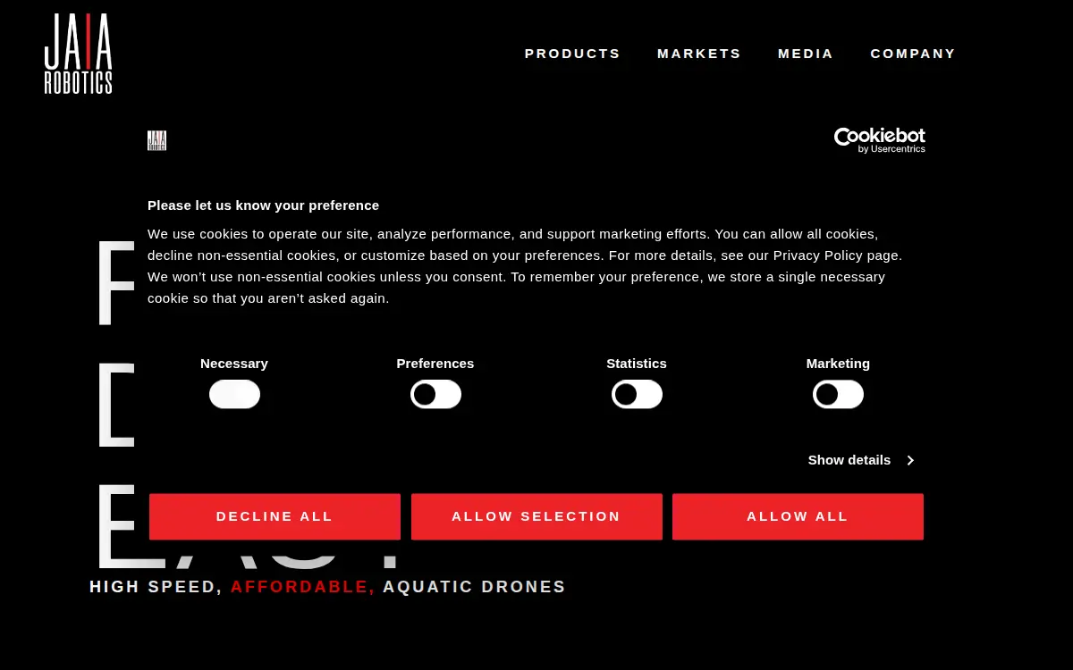 Homepage of Jaia Robotics INC