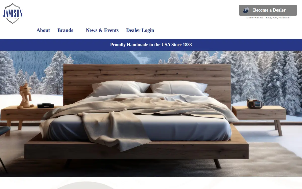 Homepage of Solstice Sleep Products, INC.