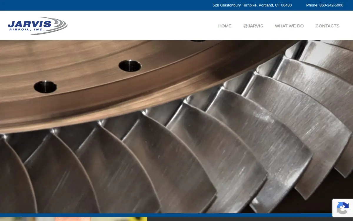 Homepage of Jarvis Airfoil INC.