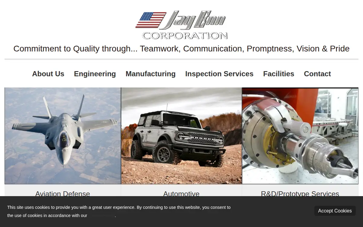 Homepage of Jay/enn Corporation