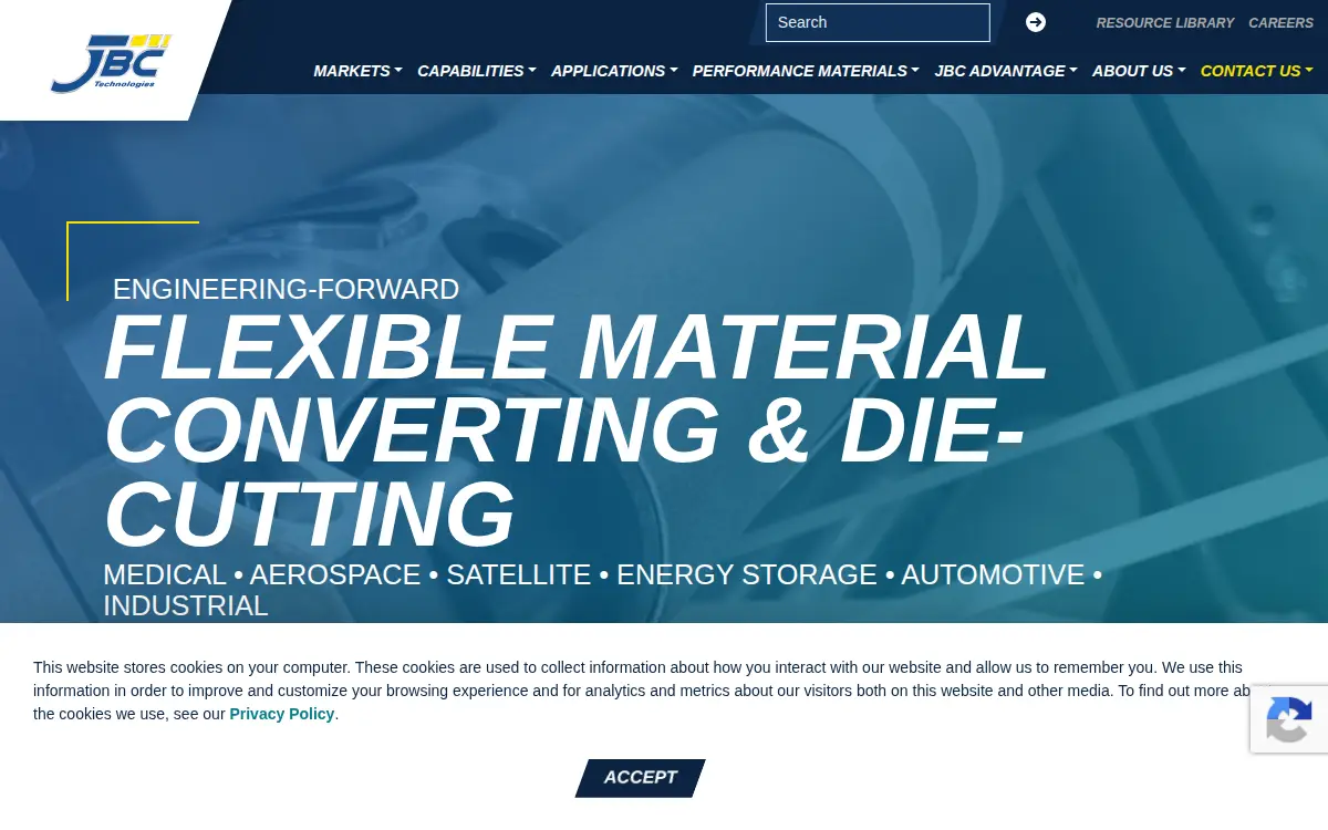 Homepage of Jbc Technologies, INC.