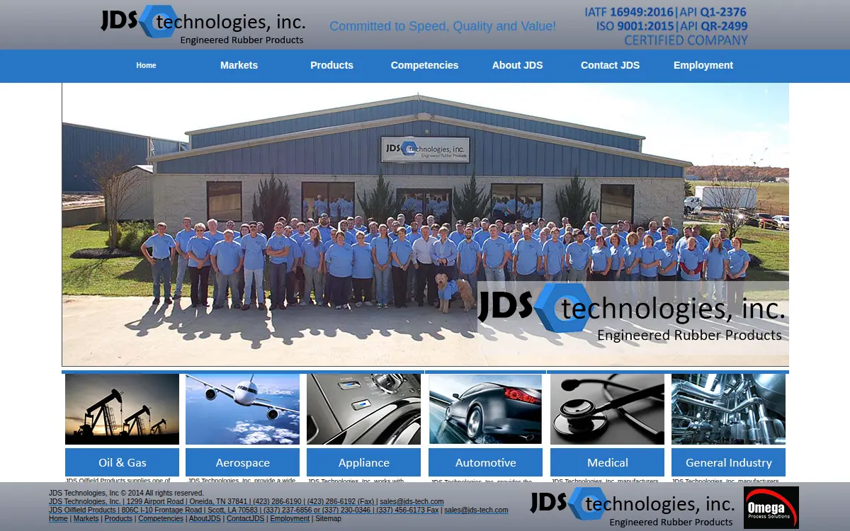 Homepage of Jds Technologies INC