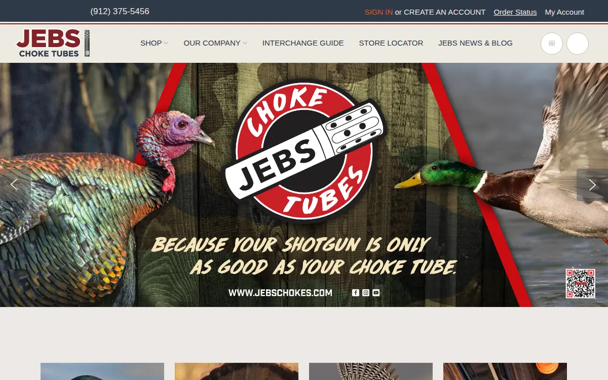 Homepage of Jeb's Game Master's Precision Choke Tubes L.l.c