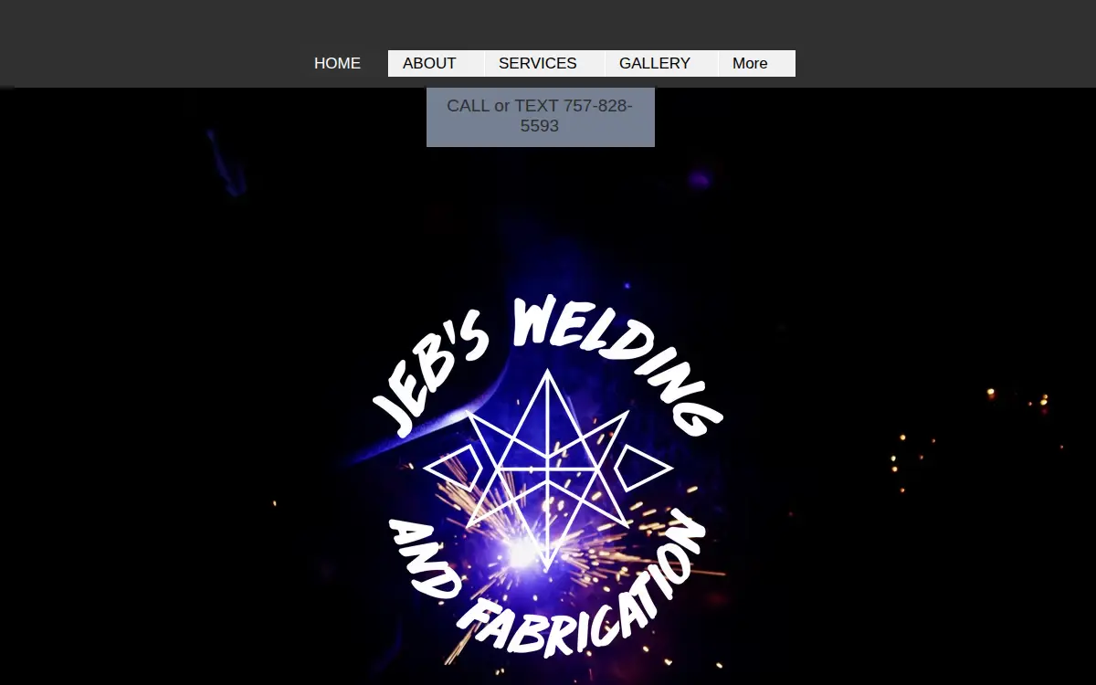 Homepage of Jeb's Welding and Fabrication LLC