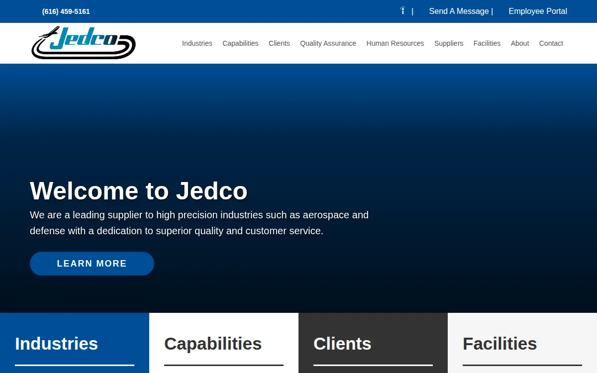 Homepage of Jedco, INC