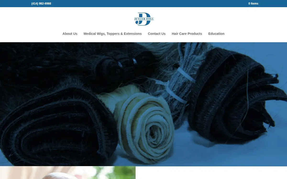 Homepage of Jenger Doll LLC