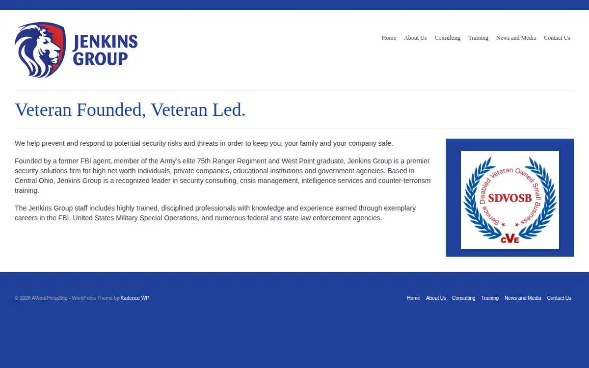 Homepage of Jenkins Group LLC
