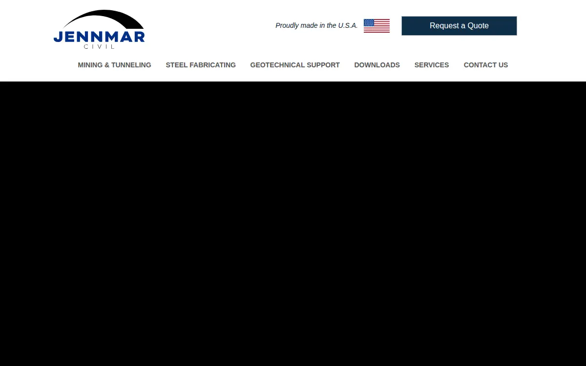 Homepage of Jennmar Civil, LLC