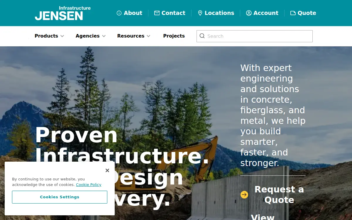 Homepage of Jensen Enterprises, INC.