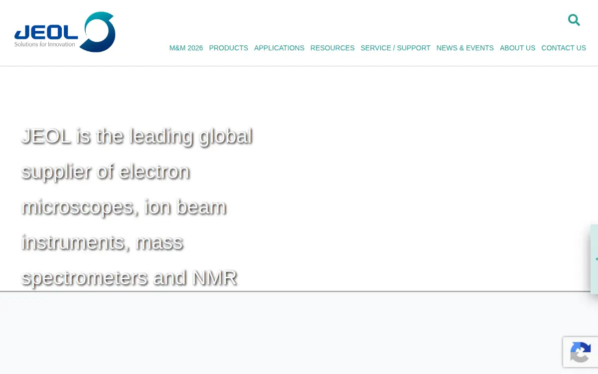 Homepage of Jeol Usa, INC.