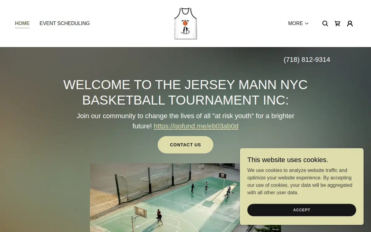 Homepage of The Jersey Mann Nyc Basketball Tournament, INC