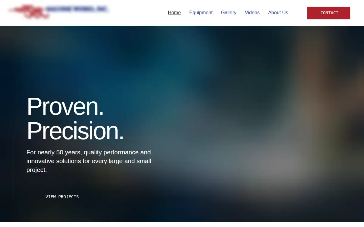 Homepage of Jet Machine Works, INC.