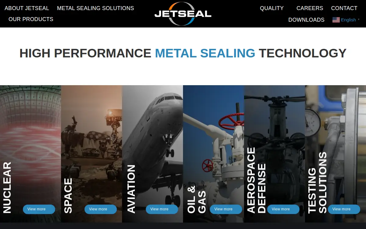 Homepage of Jetseal INC