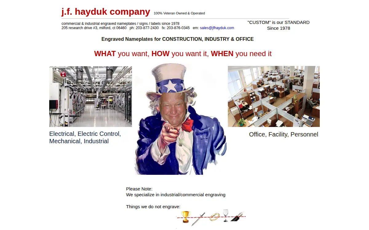 Homepage of Lani a Hayduk