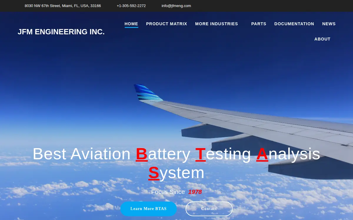 Homepage of Jfm International CORP.