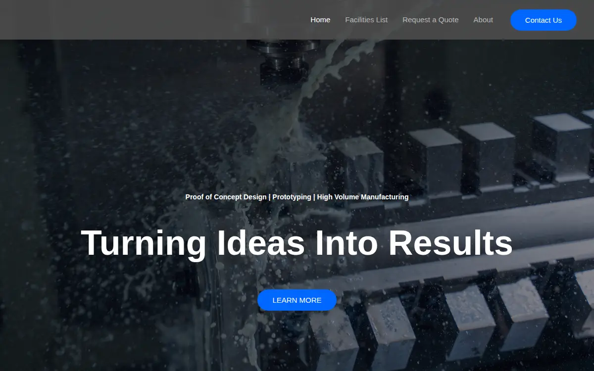 Homepage of Jh-precision LLC