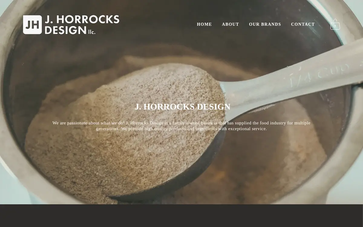 Homepage of J Horrocks Design LLC