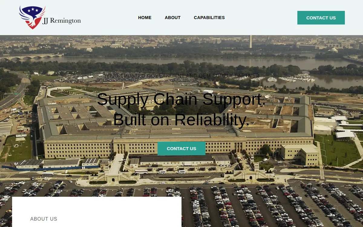 Homepage of Jj Remington LLC