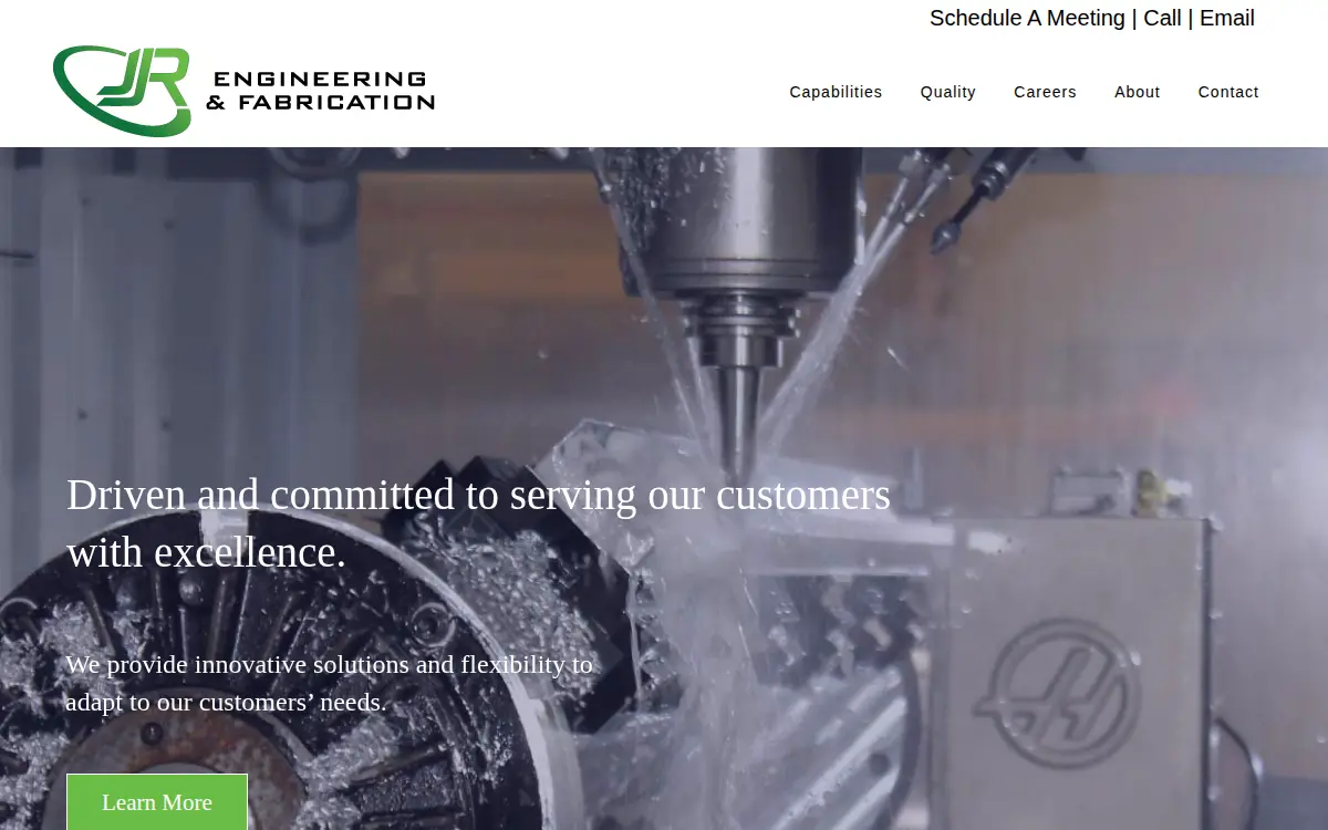 Homepage of Jjr Engineering & Fabrication INC