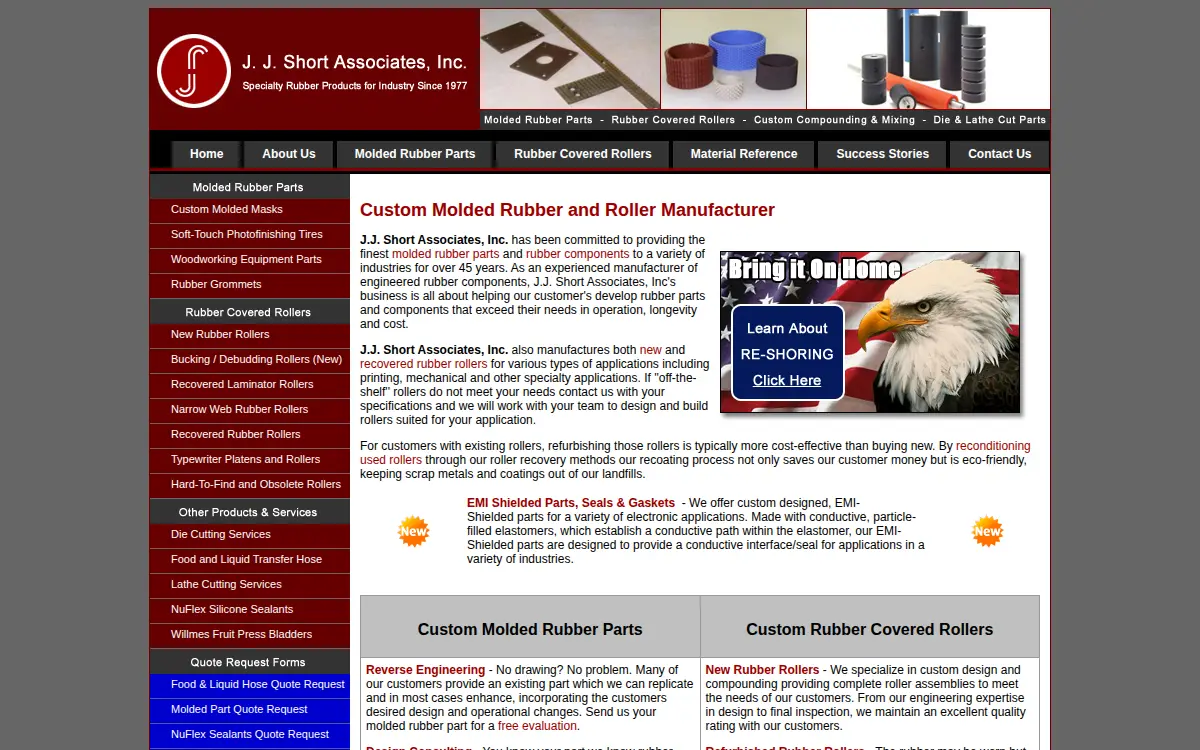 Homepage of J.j. Short Associates, INC.