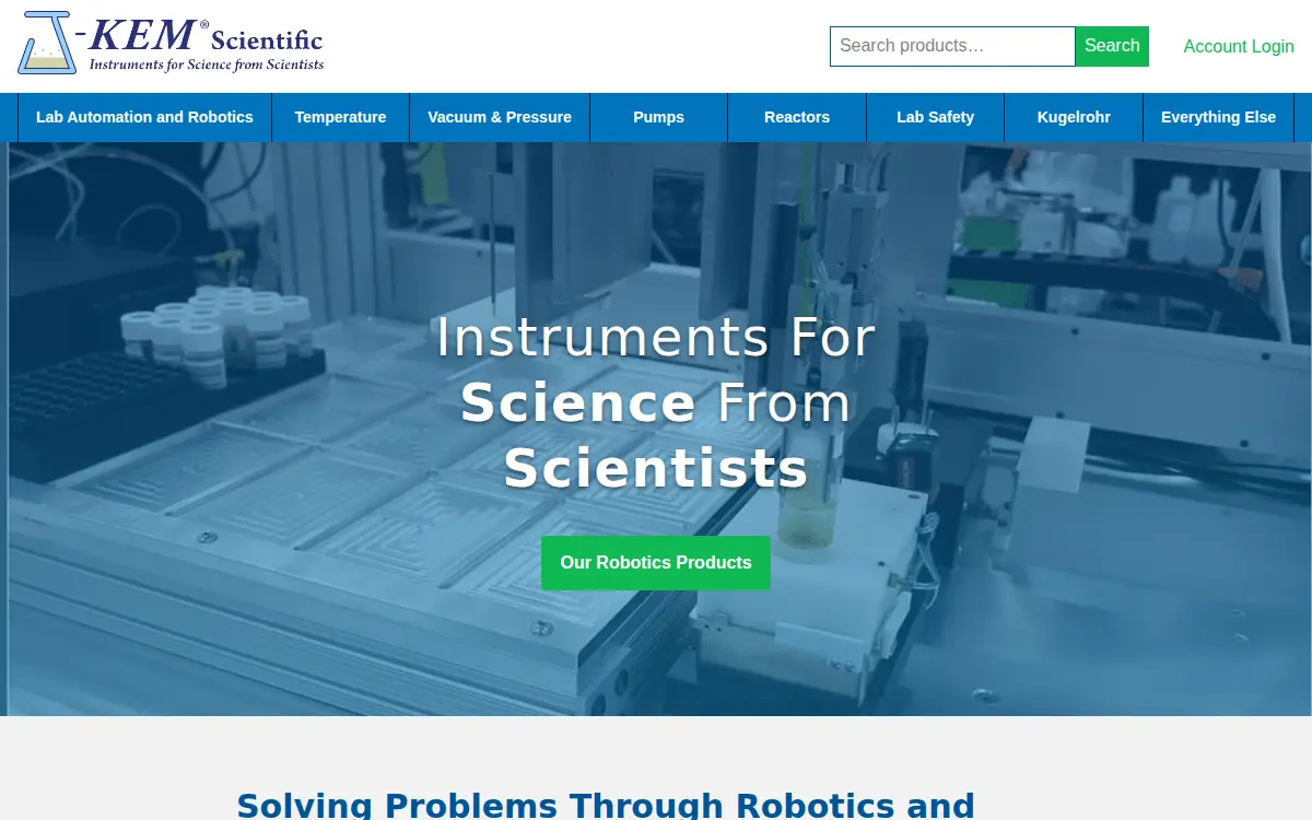 Homepage of J-kem Scientific, INC.