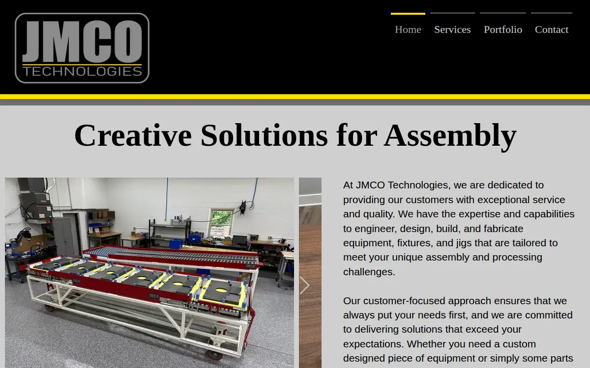 Homepage of Jmco Technologies LLC