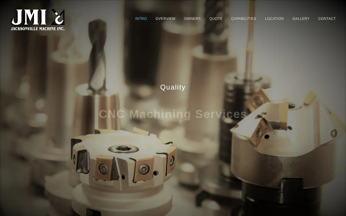 Homepage of Jacksonville Machine, INC