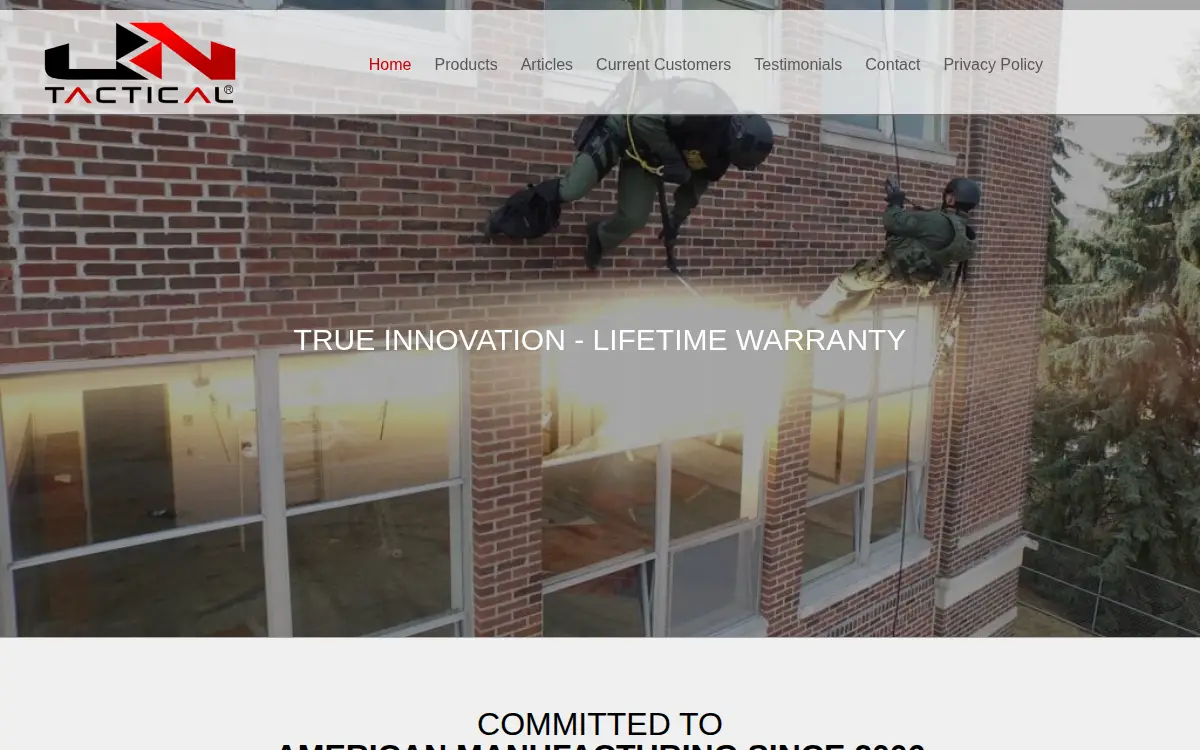 Homepage of J & N Tactical, LLC