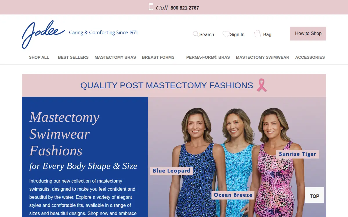 Homepage of Jodee, INC.