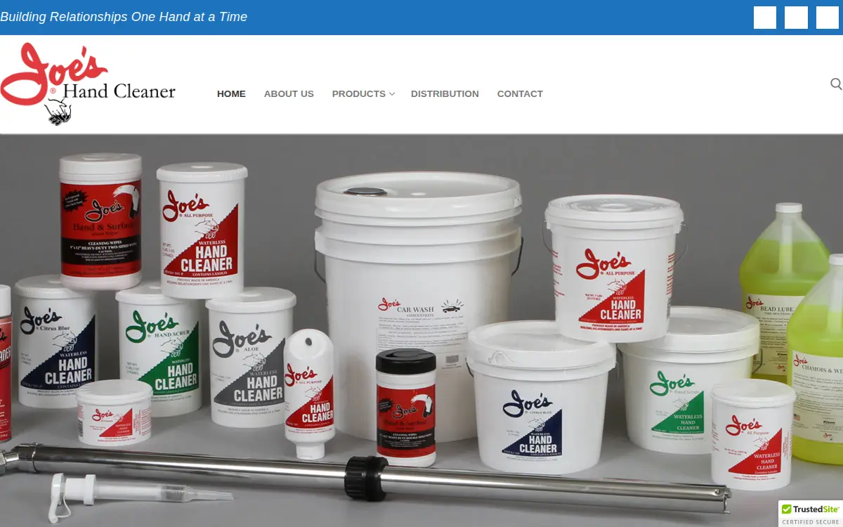 Homepage of Kleen Products INC