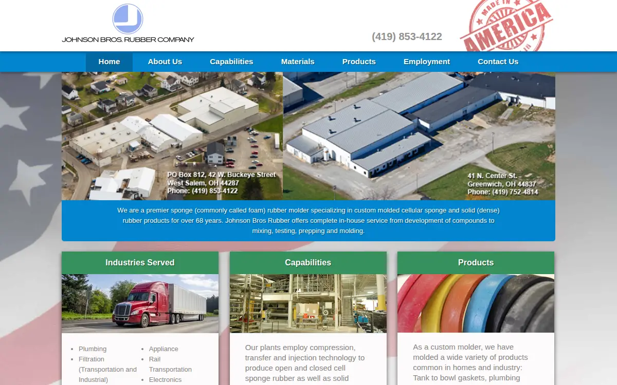 Homepage of Johnson Brothers - West Salem, INC