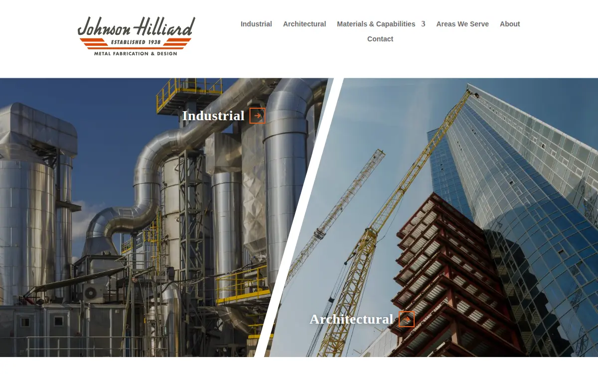 Homepage of Johnson & Hilliard INC