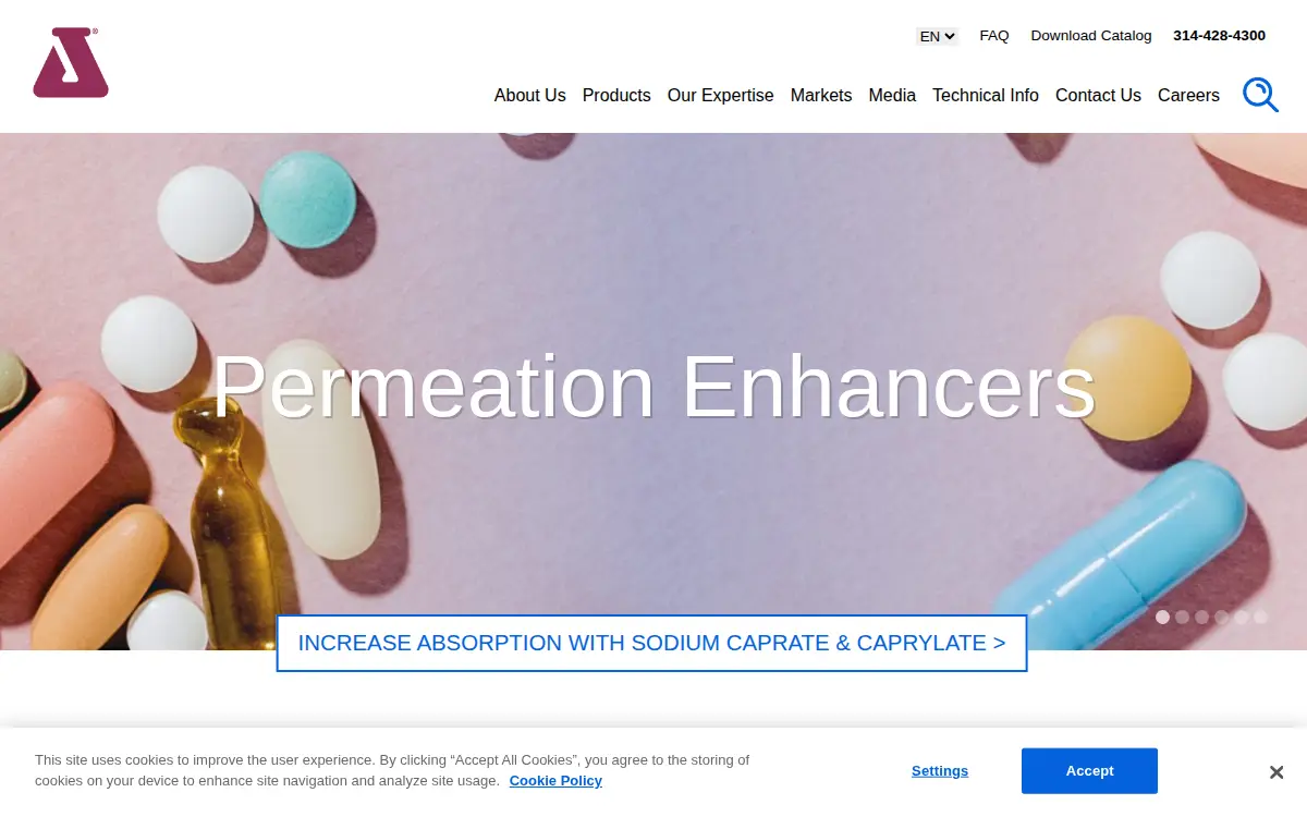 Homepage of Jost Chemical CO.
