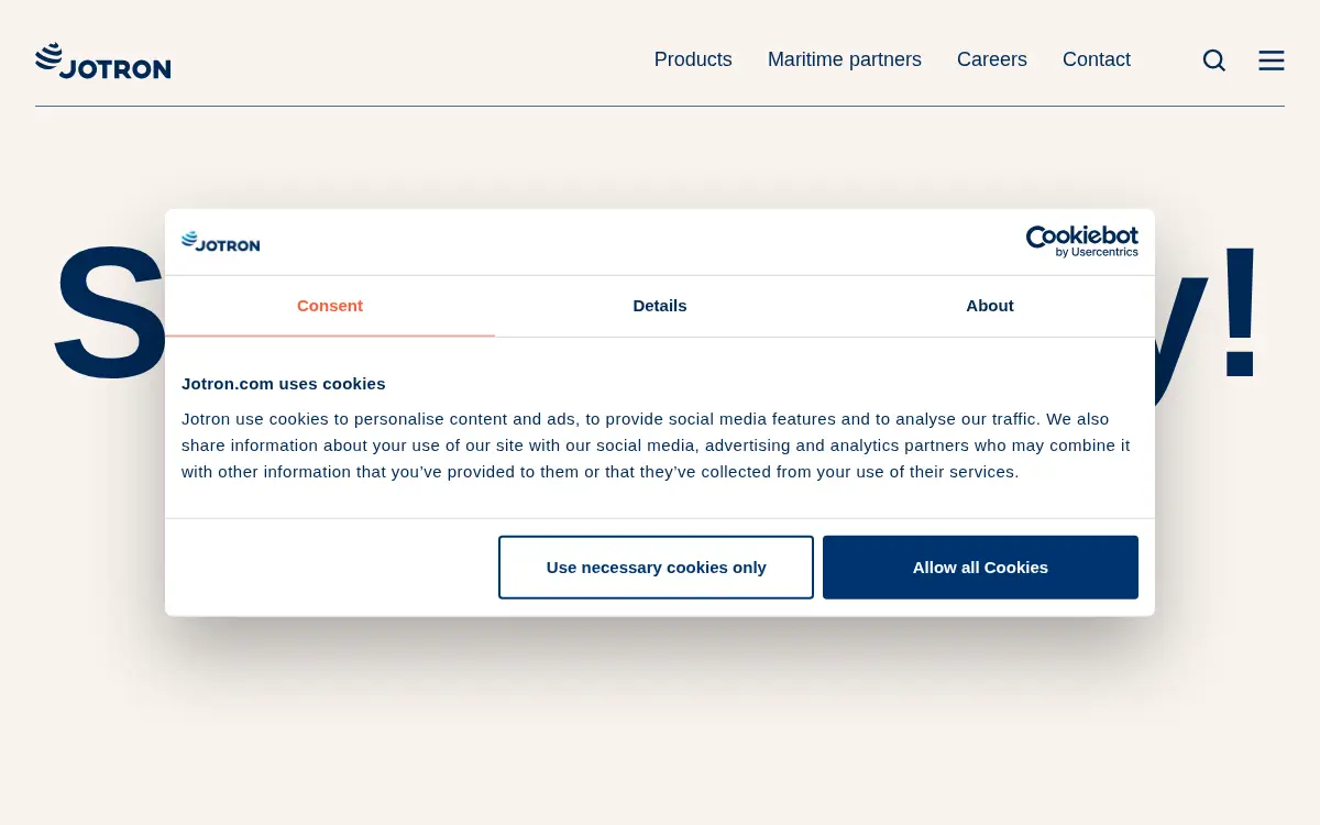 Homepage of Jotron Usa, INC.
