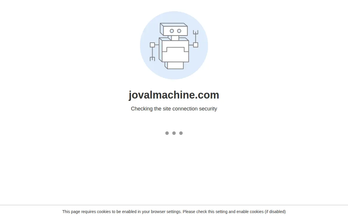 Homepage of Joval Machine CO INC
