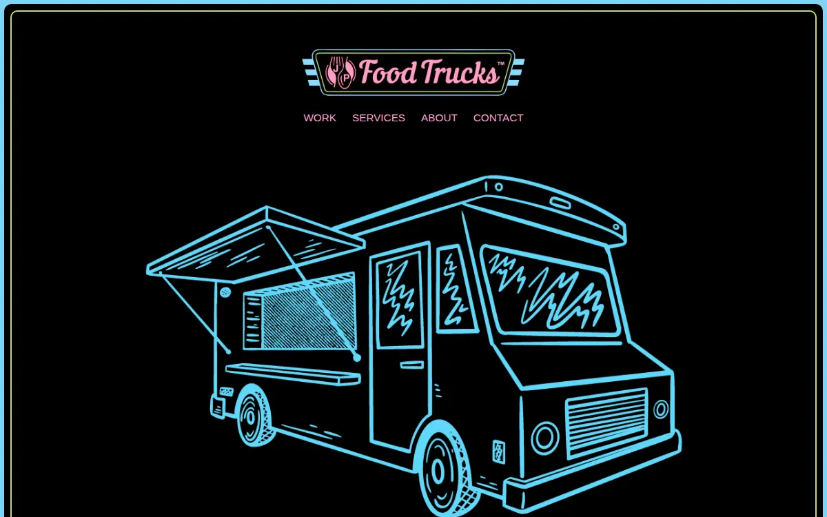 Homepage of Jp Food Trucks LLC