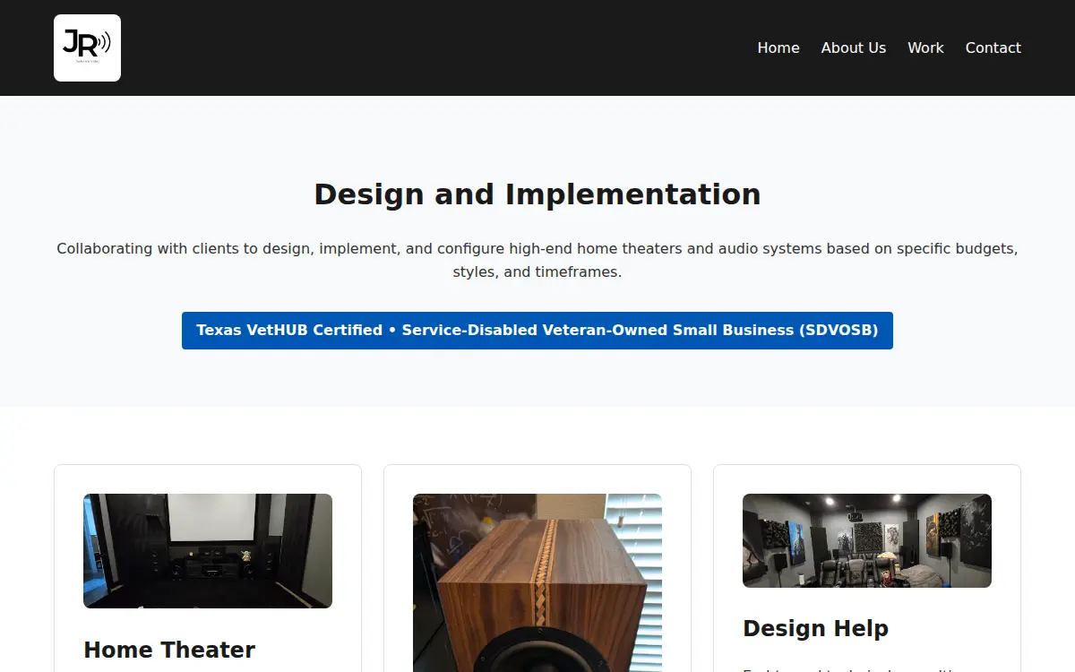 Homepage of Jrav Consulting LLC
