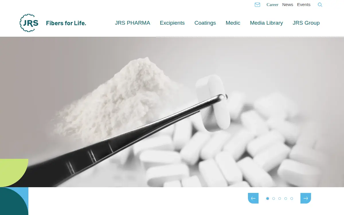 Homepage of Jrs Pharma LP