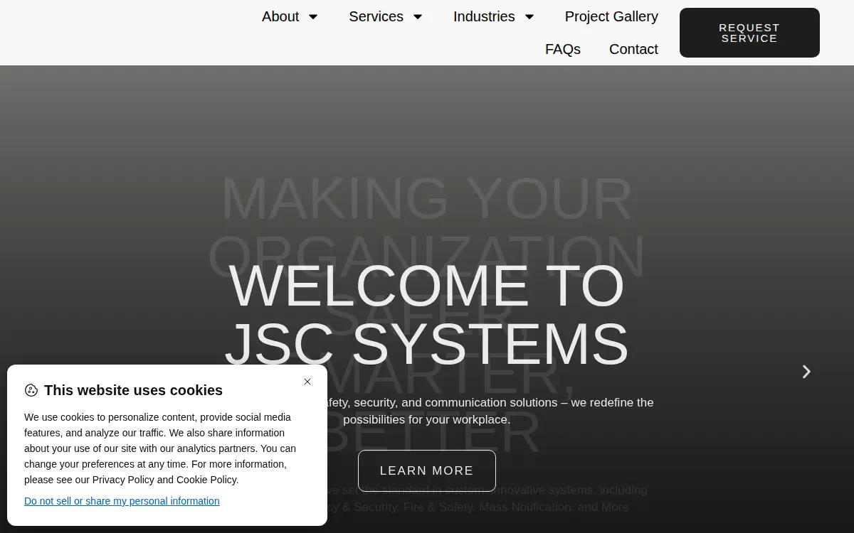 Homepage of Jsc Systems, INC.