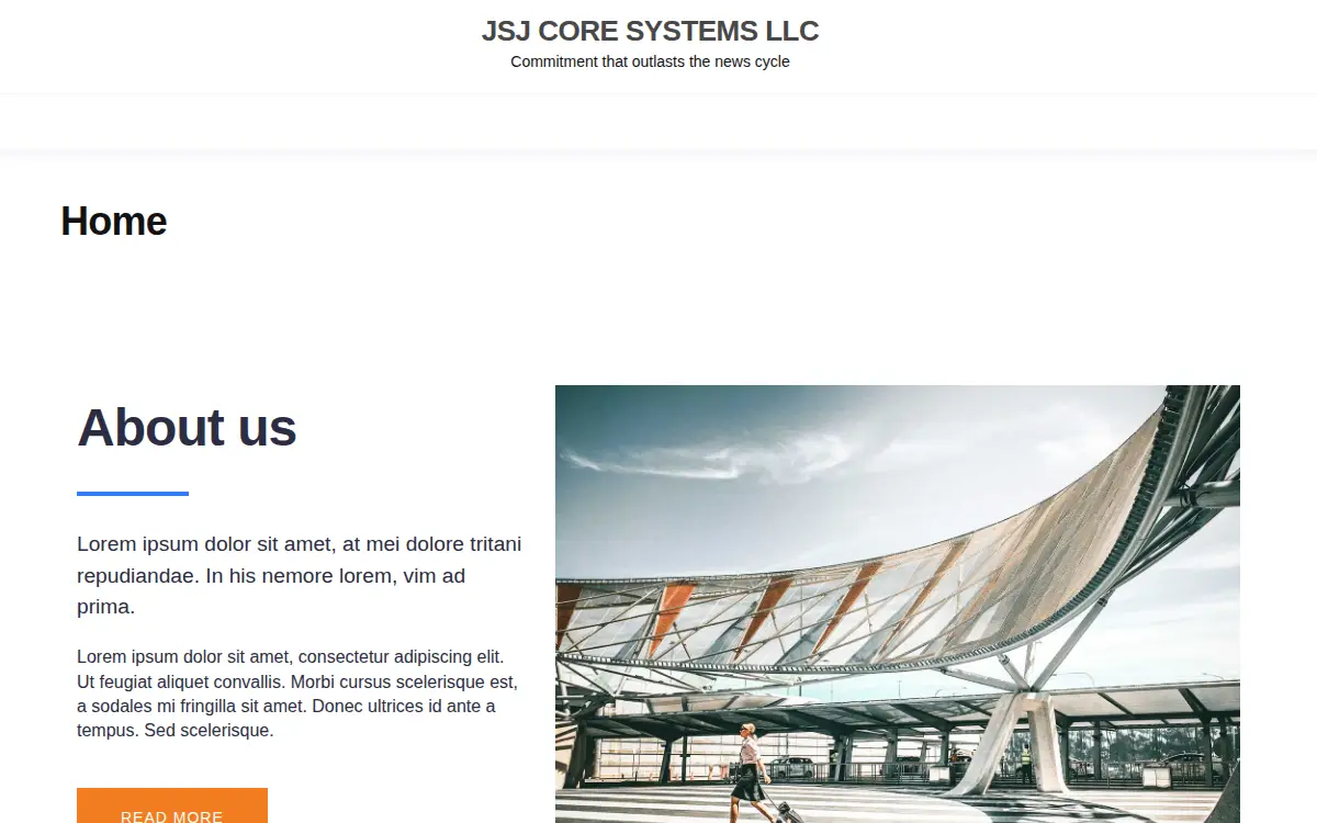 Homepage of Jsjcore Systems LLC