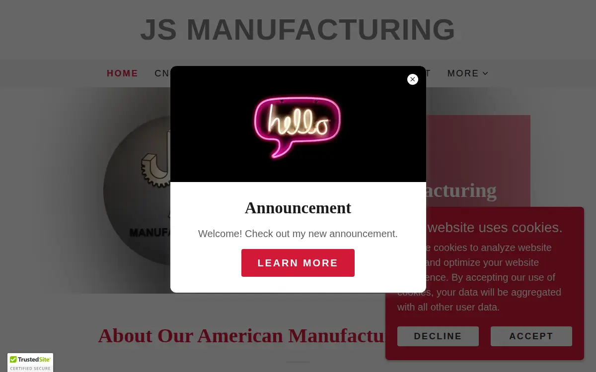 Homepage of Schuman Enterprises, INC