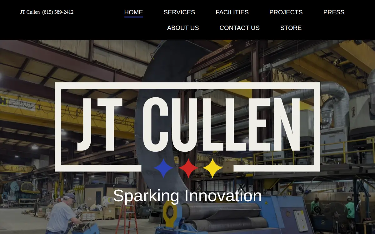 Homepage of J. T. Cullen CO INC