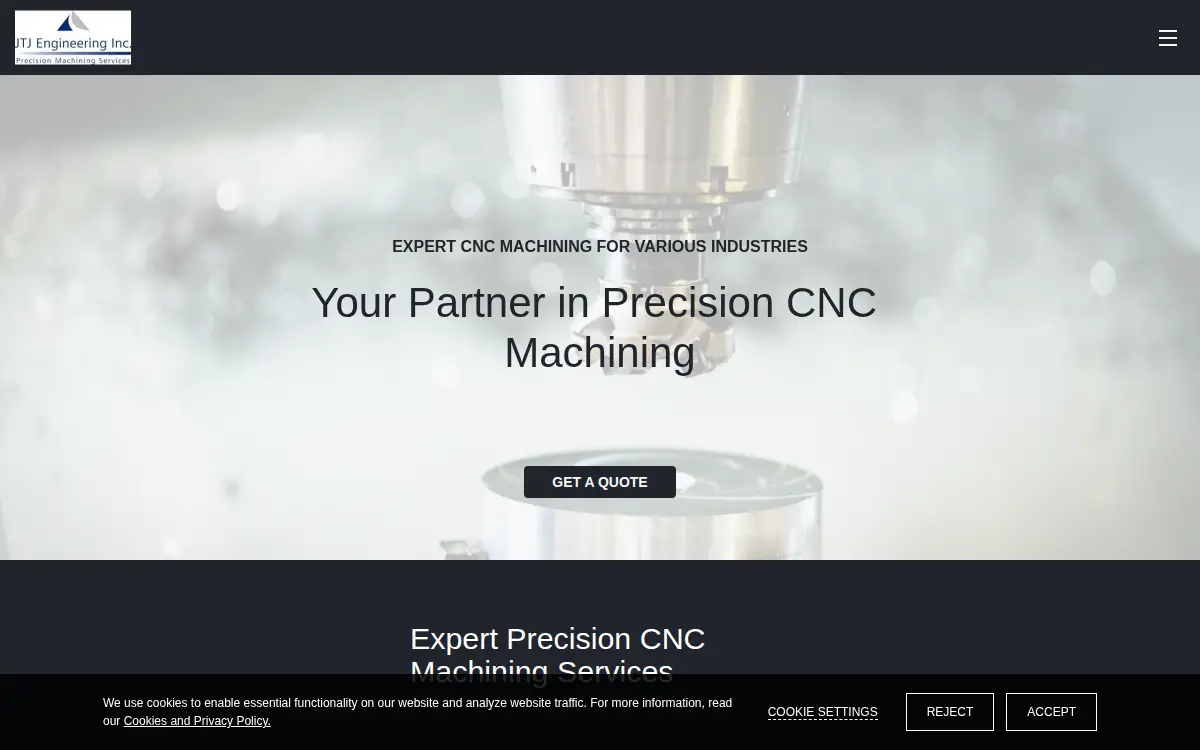 Homepage of Jtj Engineering, INC.