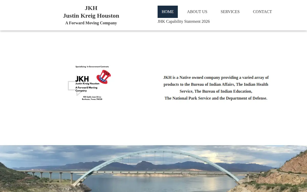 Homepage of Houston Justin Kreig