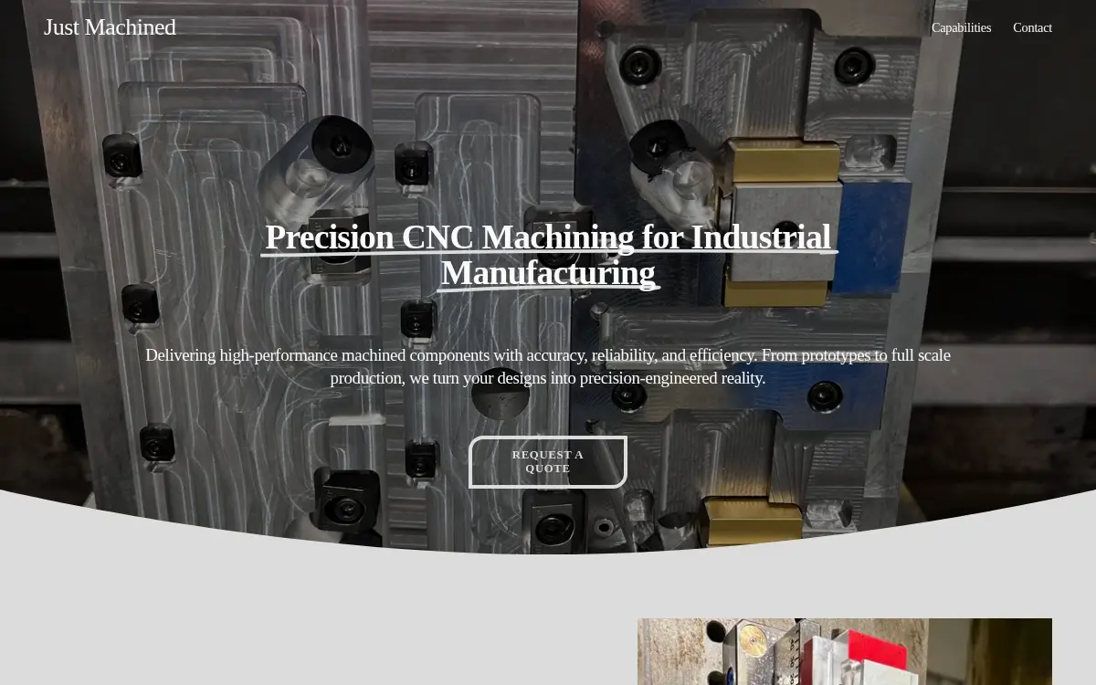 Homepage of Damman Fabrication LLC
