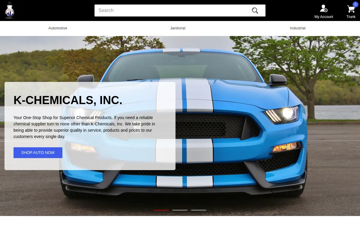 Homepage of K-chemicals, INC.