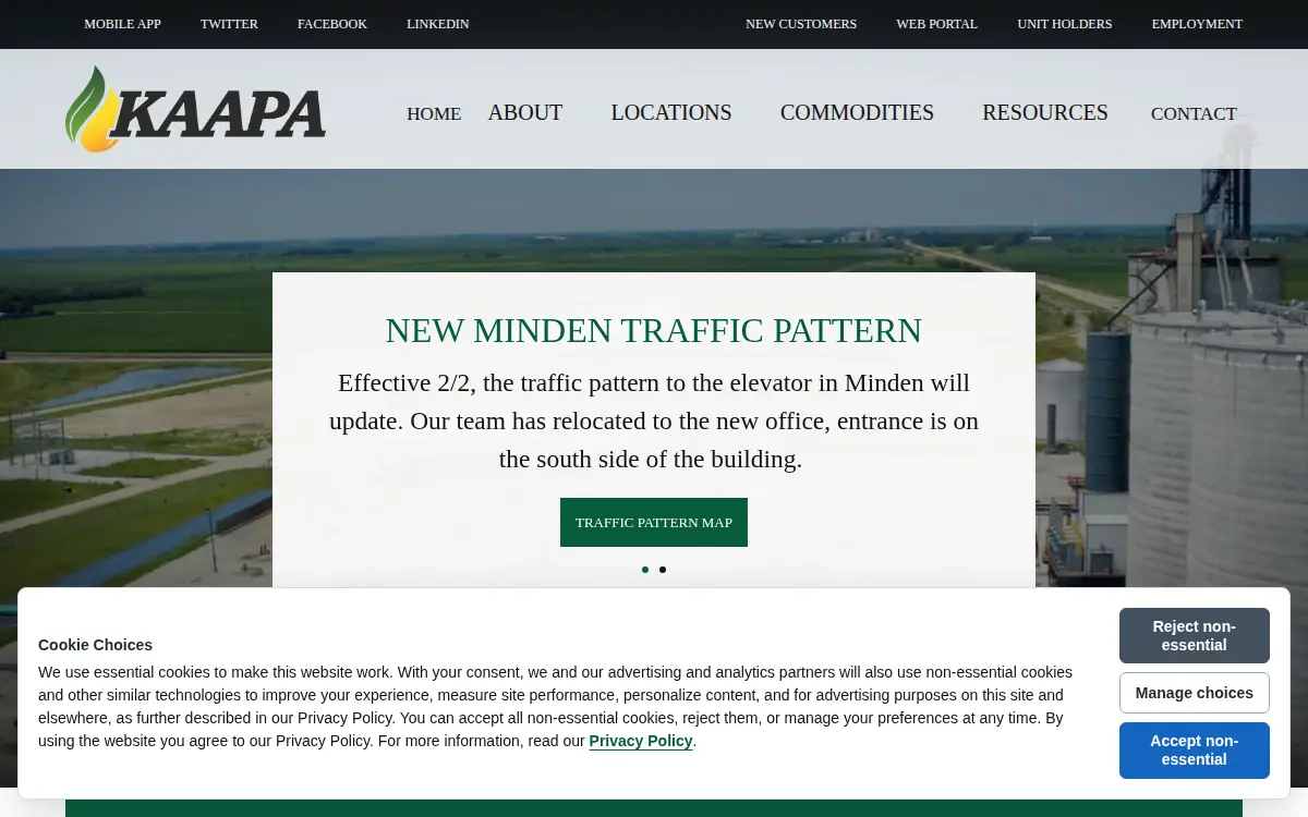 Homepage of Kaapa Partners Aurora, LLC
