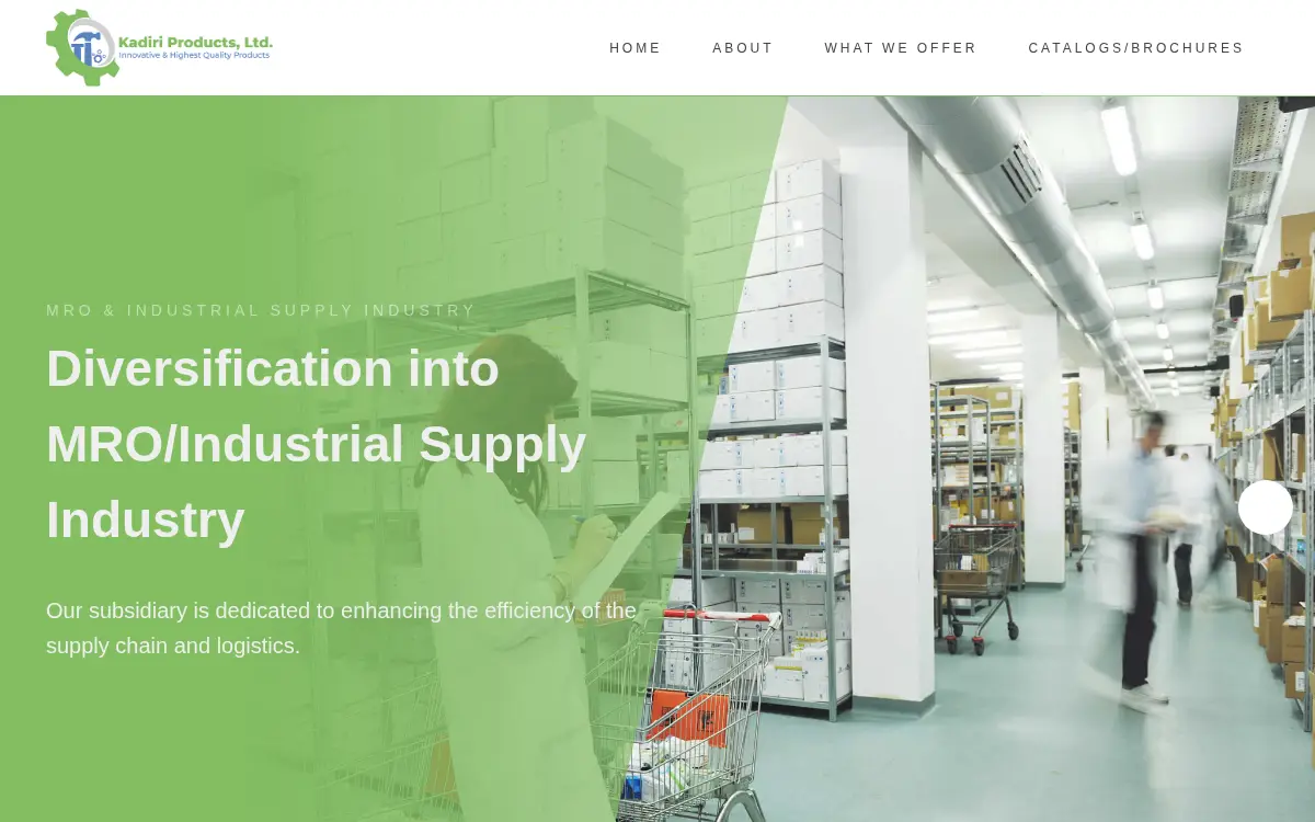 Homepage of Kadiri Health, LLC