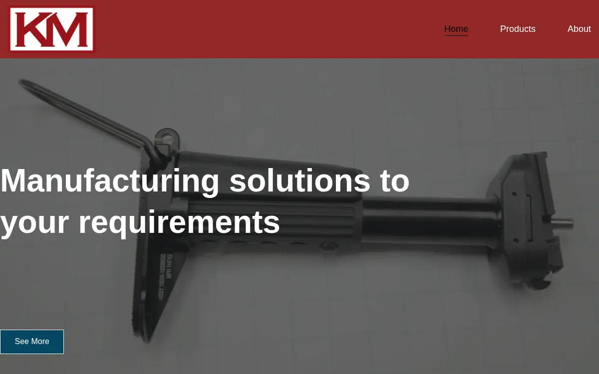 Homepage of Kaeper Machine INC