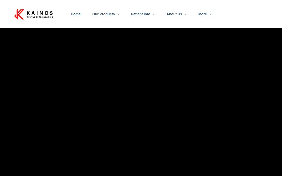 Homepage of Kainos Dental Technologies LLC